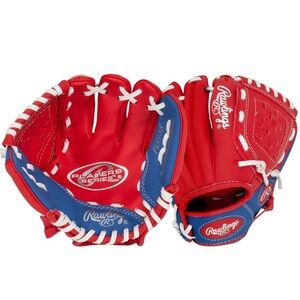 RAWLINGS Youth RH Ball Glove PL91SR Players Series Mitt Baseball Red Right Hand